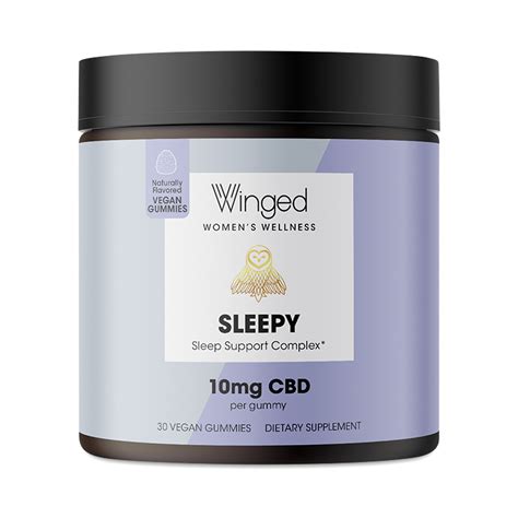 Winged Sleepy CBD Gummies: Relaxation, Sleep, and Stress Relief