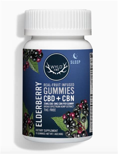 Wyld CBD Sleep Gummies: Natural Sleep Aid with 5:1 CBD:CBN Ratio