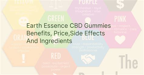 Understanding the Benefits and Effectiveness of Earth Essence CBD Gummies