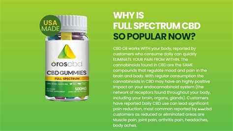 Understanding the Benefits and Effectiveness of Oros CBD Gummies for Health and Wellness