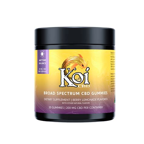 Understanding the Benefits of Koi Broad Spectrum CBD Gummies for Overall Well-being